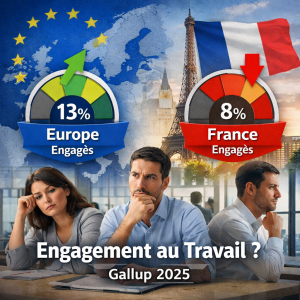 Engagement au travail : l’Europe décroche, la France alerte 